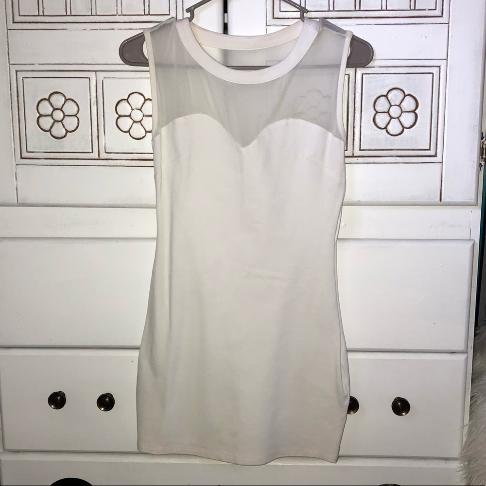 white ARDEN B. mini dress